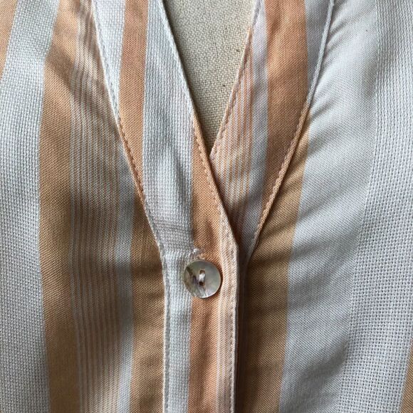 NWT The Good Jane Sun Ray Bow Top Peach S - Picture 6 of 10